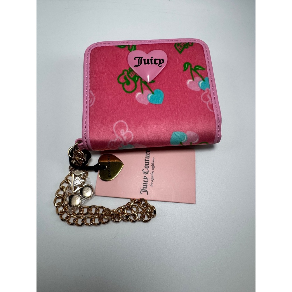 Juicy Couture Retro Juicy Cherry Small ZA Wallet Pink Lemonade 18JCE1JMX-JCP